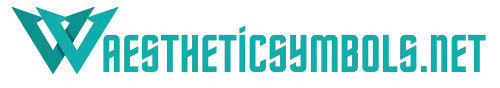 aestheticsymbols.net logo design